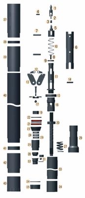 .绳索钻具双管总成 钻具总成PC(PQ)